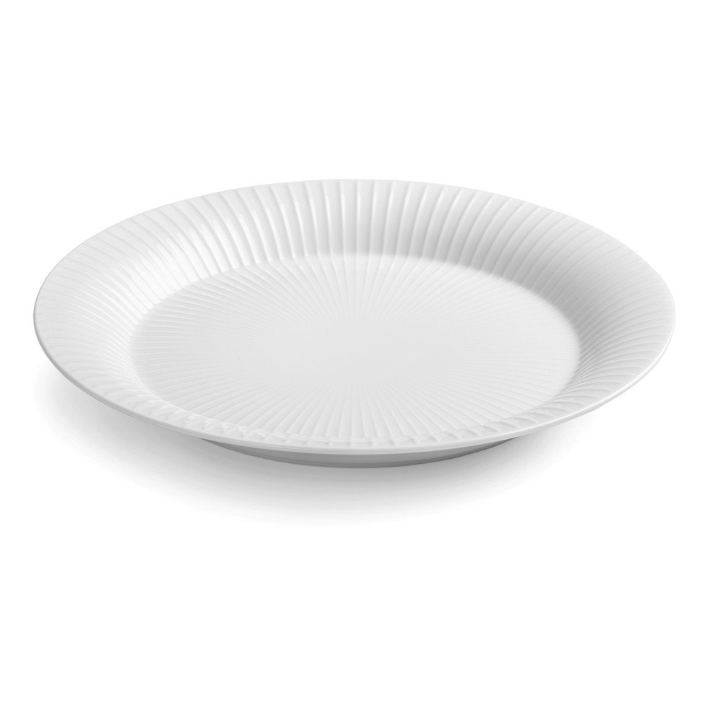 Biely porcelánový tanier Kähler Design Hammershoi, ⌀ 27 cm