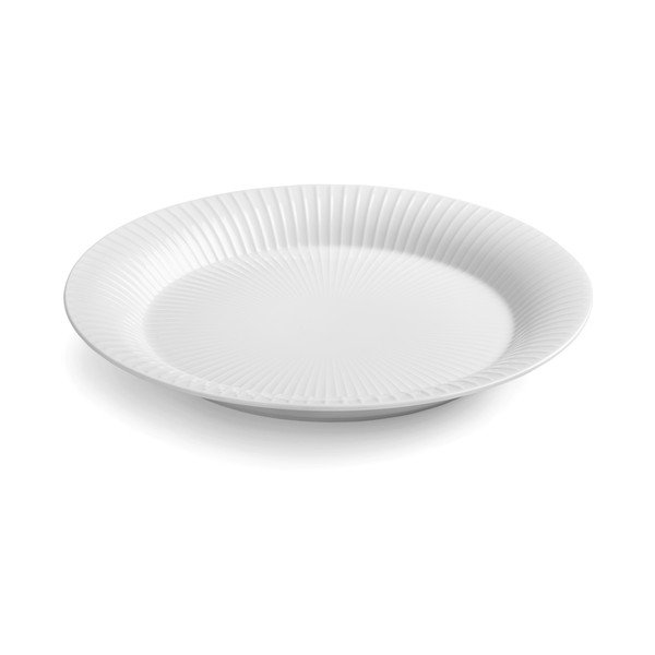 Biely porcelánový tanier Kähler Design Hammershoi, ⌀ 27 cm
