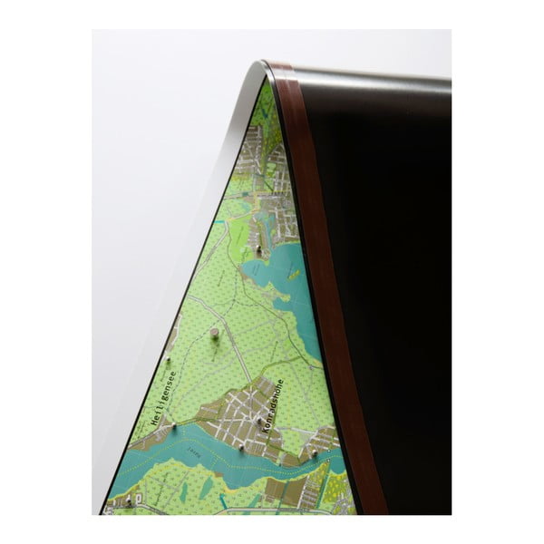 Zelená magnetická mapa Berlína Street Map, 130 × 100 cm-image-2