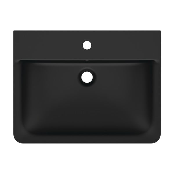 Matne čierne keramické umývadlo 60x46 cm Silk Black – Ideal Standard-image-1
