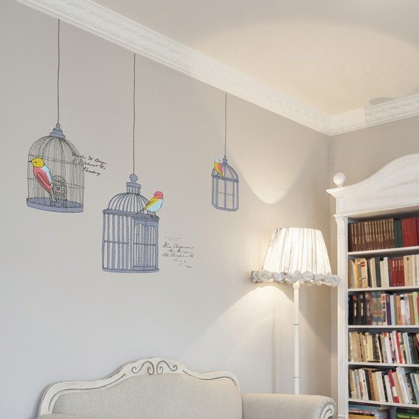 Sada samolepiek Ambiance Birds In Cage-image-4
