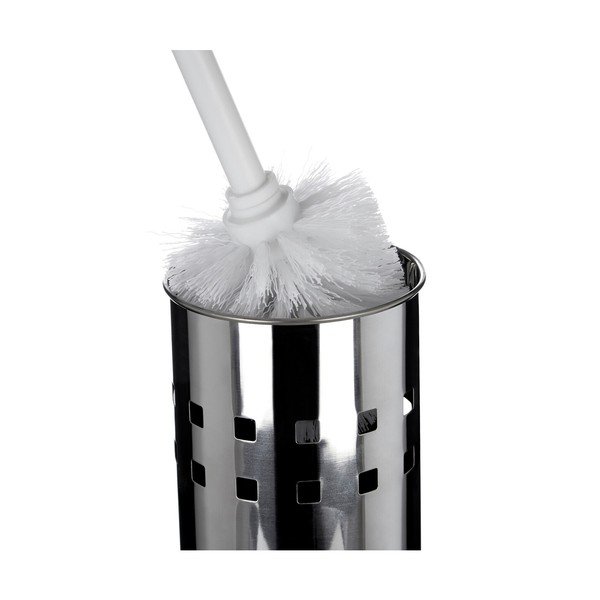 WC kefa z nehrdzavejúcej ocele v matne striebornej farbe Indy – Premier Housewares-image-4