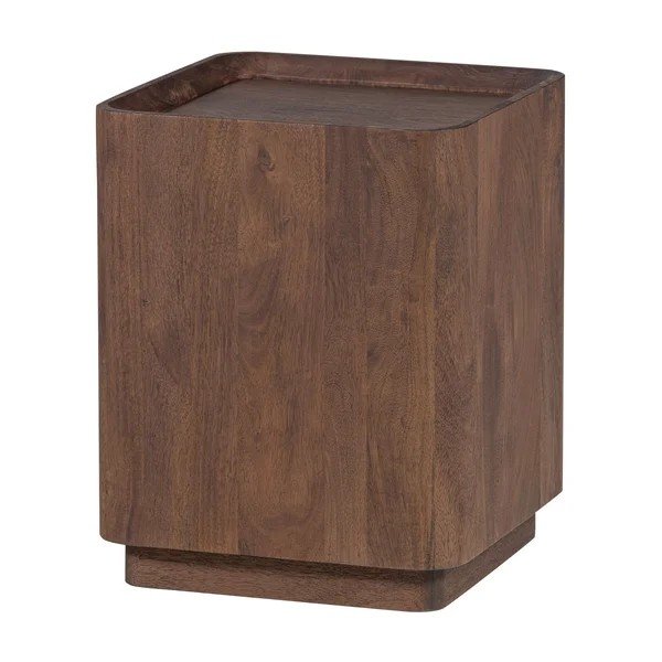 Okrúhly odkladací stolík z mangového dreva ø 40 cm Volu – WOOOD