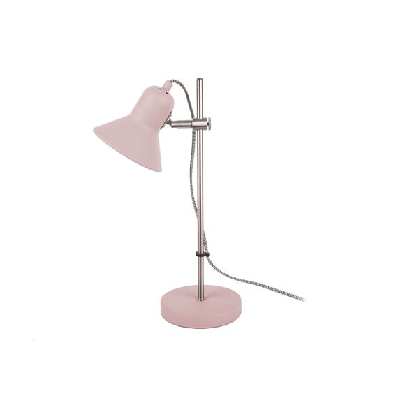 Svetloružová stolová lampa Leitmotiv Slender, výška 43 cm
