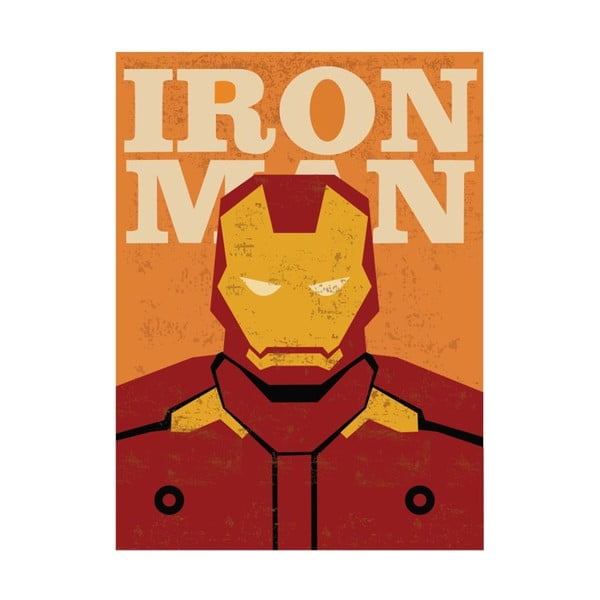 Plagát Blue-Shaker Super Heroes Iron Man, 30 x 40 cm