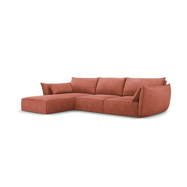 Červená rohová pohovka (ľavý roh) Vanda - Mazzini Sofas-image-2