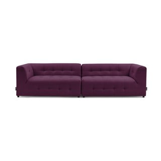 Tmavofialová pohovka 324 cm Kleber - Bobochic Paris