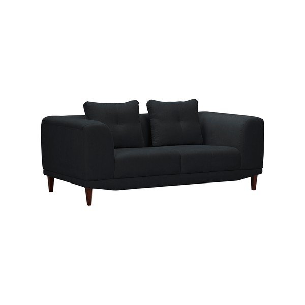 Čierna dvojmiestna pohovka Windsor & Co Sofas Sigma-image-1