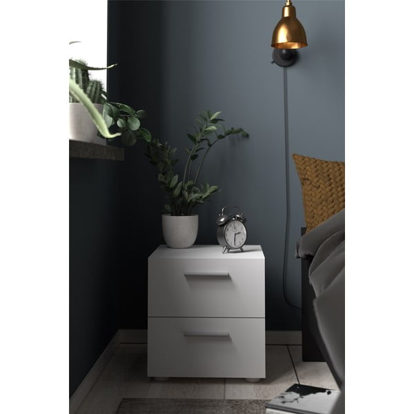 Biely nočný stolík Pepe - Tvilum-image-1