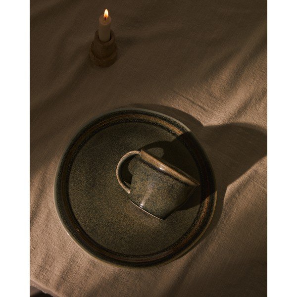 Sivý keramický hrnček Coval – Kave Home-image-2