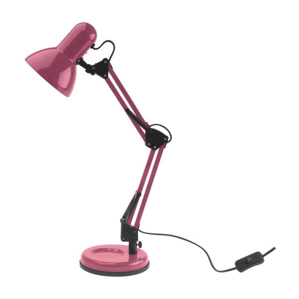 Ružová stolová lampa Leitmotiv Hobby