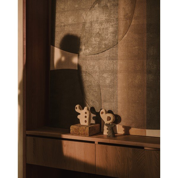 Kamenné sošky v súprave 2 ks (výška  23 cm) Arif – Kave Home-image-1