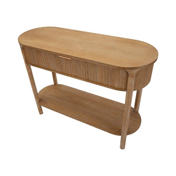 Konzolový stolík z jedlového dreva v prírodnej farbe 40x110 cm Gothenburg – Mauro Ferretti-image-3