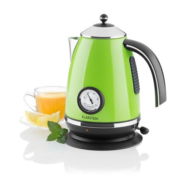 Zelená rýchlovarná kanvica Klarstein Aquavita Chalet-image-4