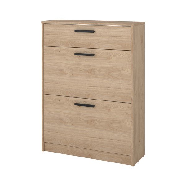 Výklopná skrinka na topánky v dekore duba v prírodnej farbe 70x94x24 cm Escape – Tvilum-image-3