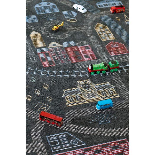 Čierny obojstranný detský koberec Narma Ülejõe, 160 x 230 cm-image-4