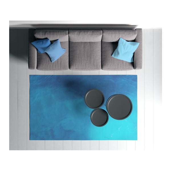 Modrý koberec Oyo home Suzzy gart, 140 × 220 cm