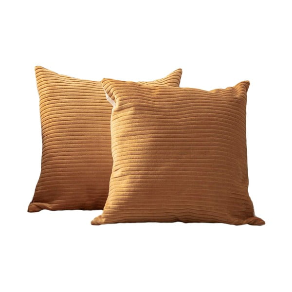 Menčestrové obliečky na vankúše v súprave 2 ks 43x43 cm – Mioli Decor