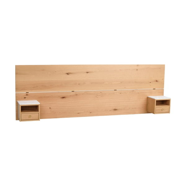 Čelo postele z dubového dreva v prírodnej farbe 240x79 cm Whitmore – Rowico-image-2