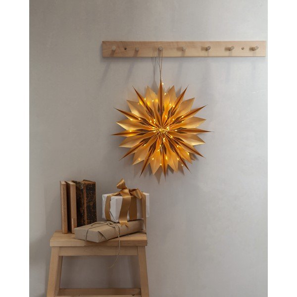 Svetelná dekorácia s vianočným motívom v zlatej farbe Flinga – Star Trading-image-2