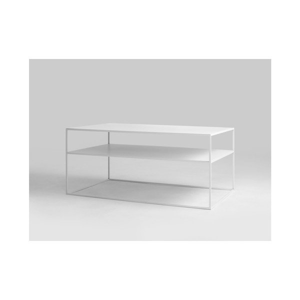 Biely konferenčný poschodový stolík Custom Form Tensio, dĺžka 100 cm-image-1