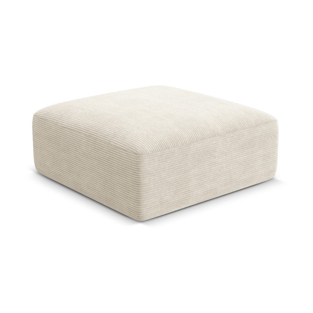 Béžová menčestrová podnožka Campi – Cosmopolitan Design