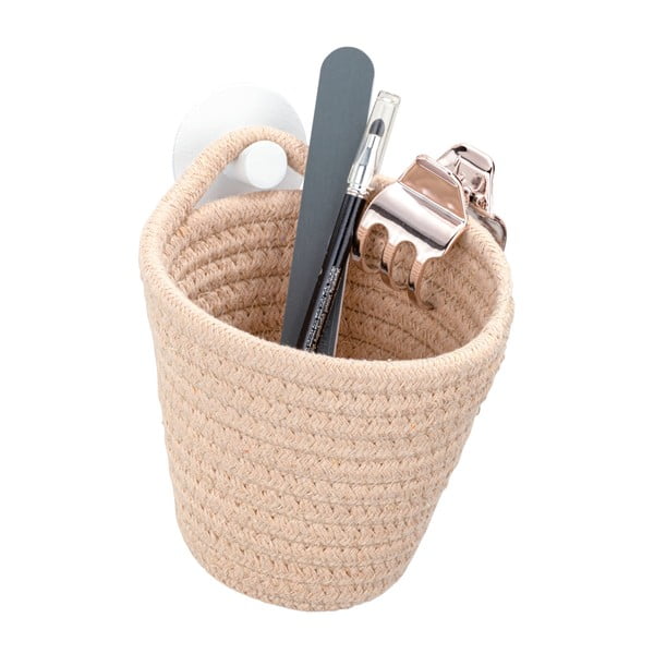 Béžový závesný úložný košík Wenko-image-2