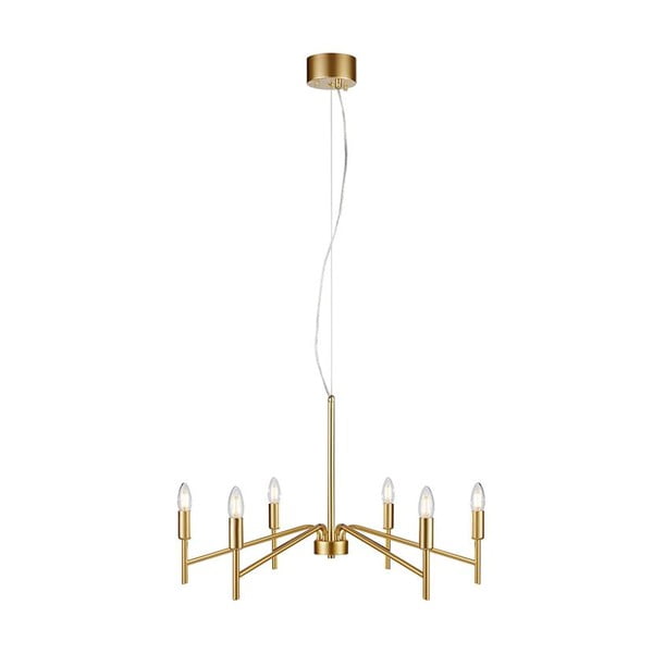 Závesné svietidlo v zlatej farbe Markslöjd Monarch, ø 70 cm-image-3