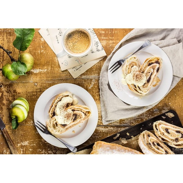 Biely dezertný porcelánový tanier ø 26 cm – Maxwell & Williams-image-1