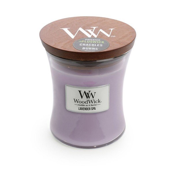 Vonná sviečka WoodWick Levanduľový kúpeľ, 55 hodín horenia-image-2
