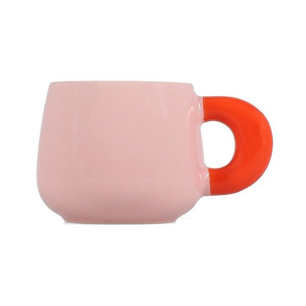 Ružový hrnček z kostného porcelánu 470 ml Coco – ONA
