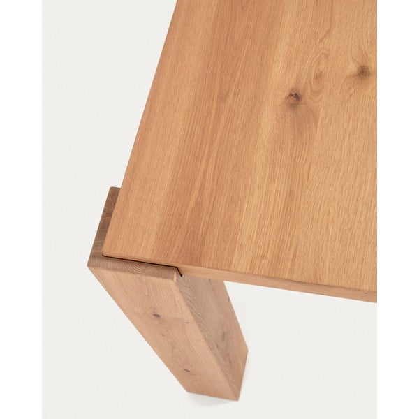 Jedálenský stôl v dekore duba 90x160 cm Deyanira – Kave Home-image-4