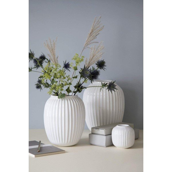 Biely porcelánový svietnik na čajové sviečky Kähler Design Hammershoi, ⌀ 9 cm-image-2