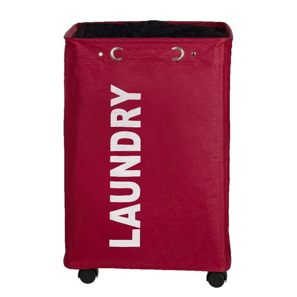 Červený kôš na bielizeň Wenko Quadro, 79,2 l-image-2