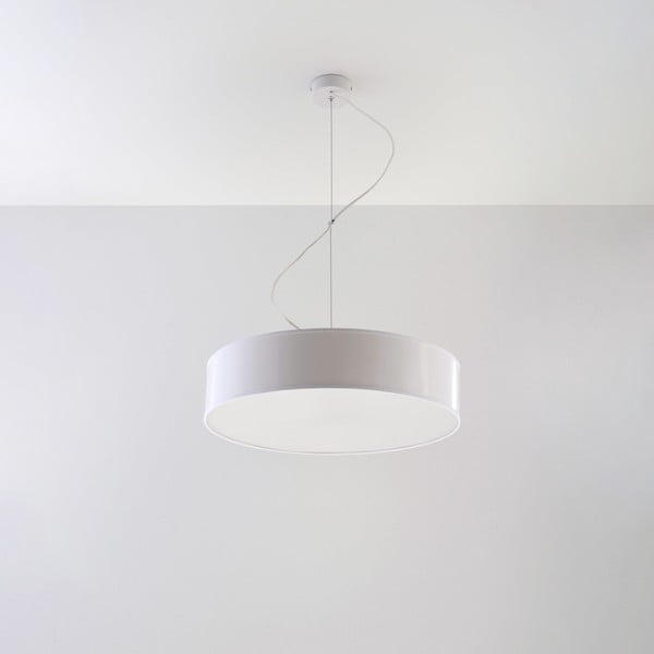 Biele závesné svietidlo ø 45 cm Atis – Nice Lamps