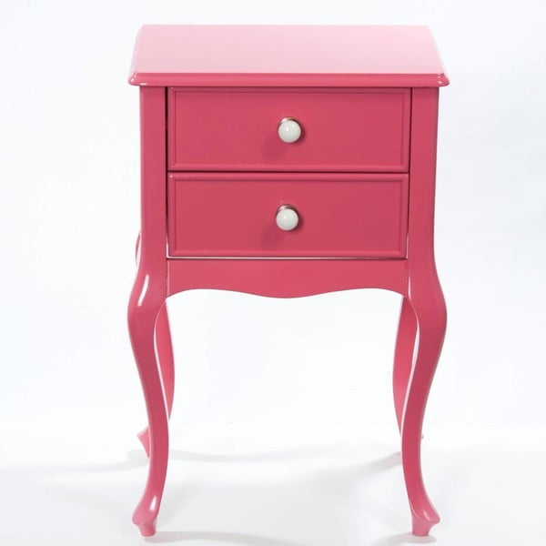 Odkladací stolík Bourbon Pink, 46x33x70 cm