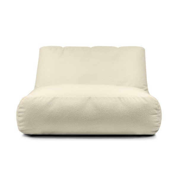 Krémový sedací vak z textílie buklé Sofa Tube – SLOWDOWN-image-2