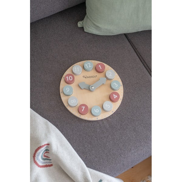 Drevené vkladacie puzzle Clock – Kindsgut-image-3