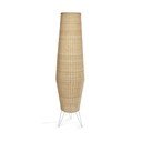 V prírodnej farbe ratanová stojacia lampa s ratanovým tienidlom (výška  120 cm) Kamaria – Kave Home