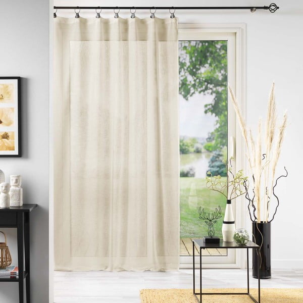 Béžová voálová záclona 140x240 cm Linka – douceur d'intérieur-image-2