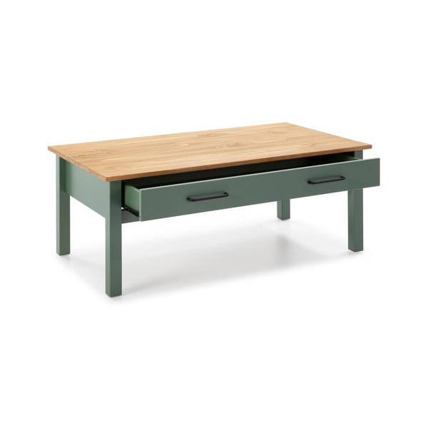 Zelený drevený konferenčný stolík Marckeric Miranda-image-4