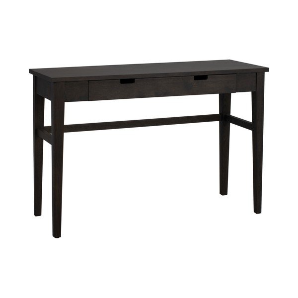 Konzolový stolík s doskou v dubovom dekore v tmavo prírodnej farbe 40x110 cm Garrison – Rowico