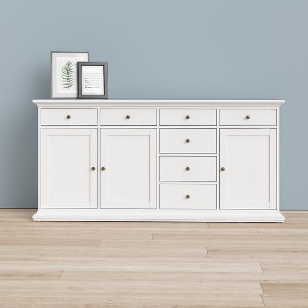 Biela nízka komoda 189x92 cm Paris – Tvilum-image-1