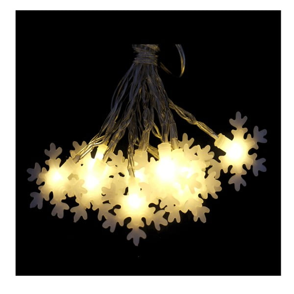 Béžová svetelná LED reťaz Unimasa Estrella, 20 svetielok