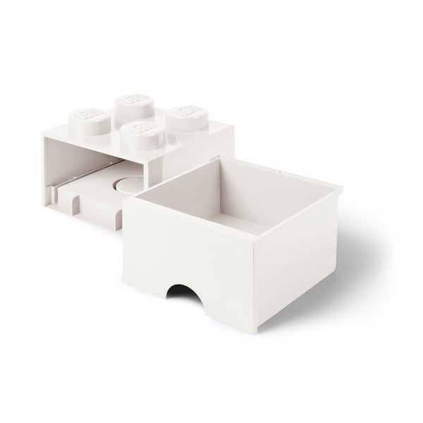 Biely úložný box štvorec LEGO®-image-3