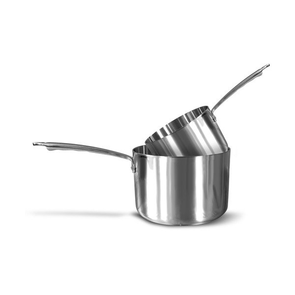 Vysoká rajnica v striebornej farbe Pentole Agnelli 1907, ø 14 cm-image-2