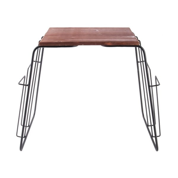 Odkladací stolík s možnosťou uloženia časopisov Leitmotiv Wired-image-2