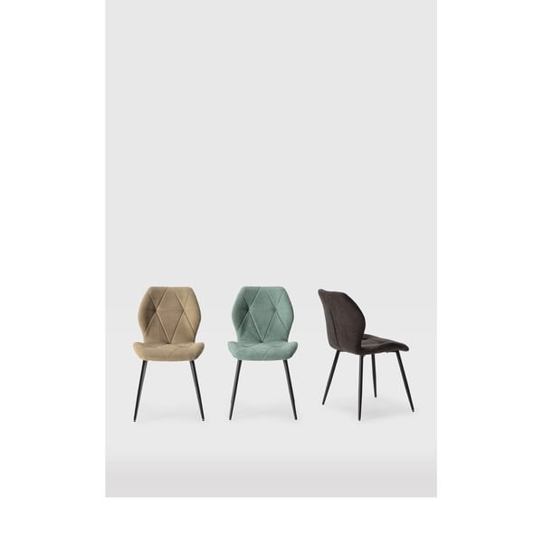 Kaki jedálenské stoličky v súprave 4 ks Luna – Marckeric-image-1