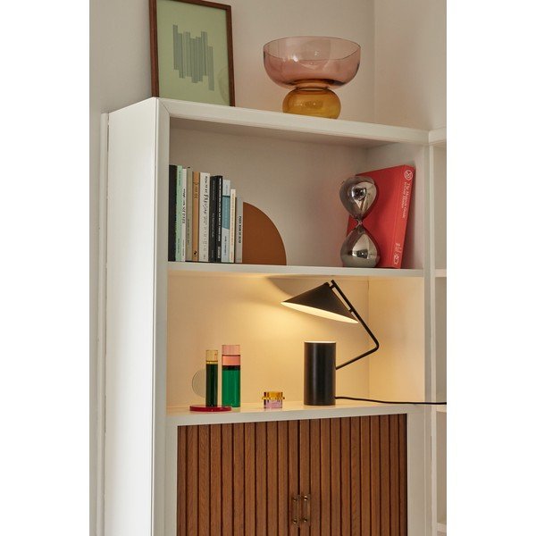 Čierna kovová stolová lampa (výška  32 cm) Sen – Hübsch-image-1