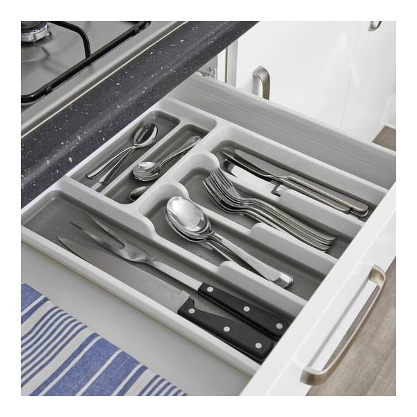 Zeleno-biely protišmykový organizér na príbory Addis-image-2